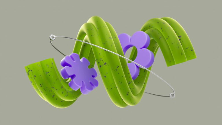 A 3D-rendered visual of the carbon cycle, showing carbon movement through the atmosphere, oceans, soil, and living organisms — highlighting natural carbon sinks and human impact.